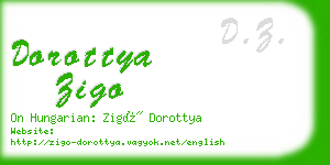 dorottya zigo business card